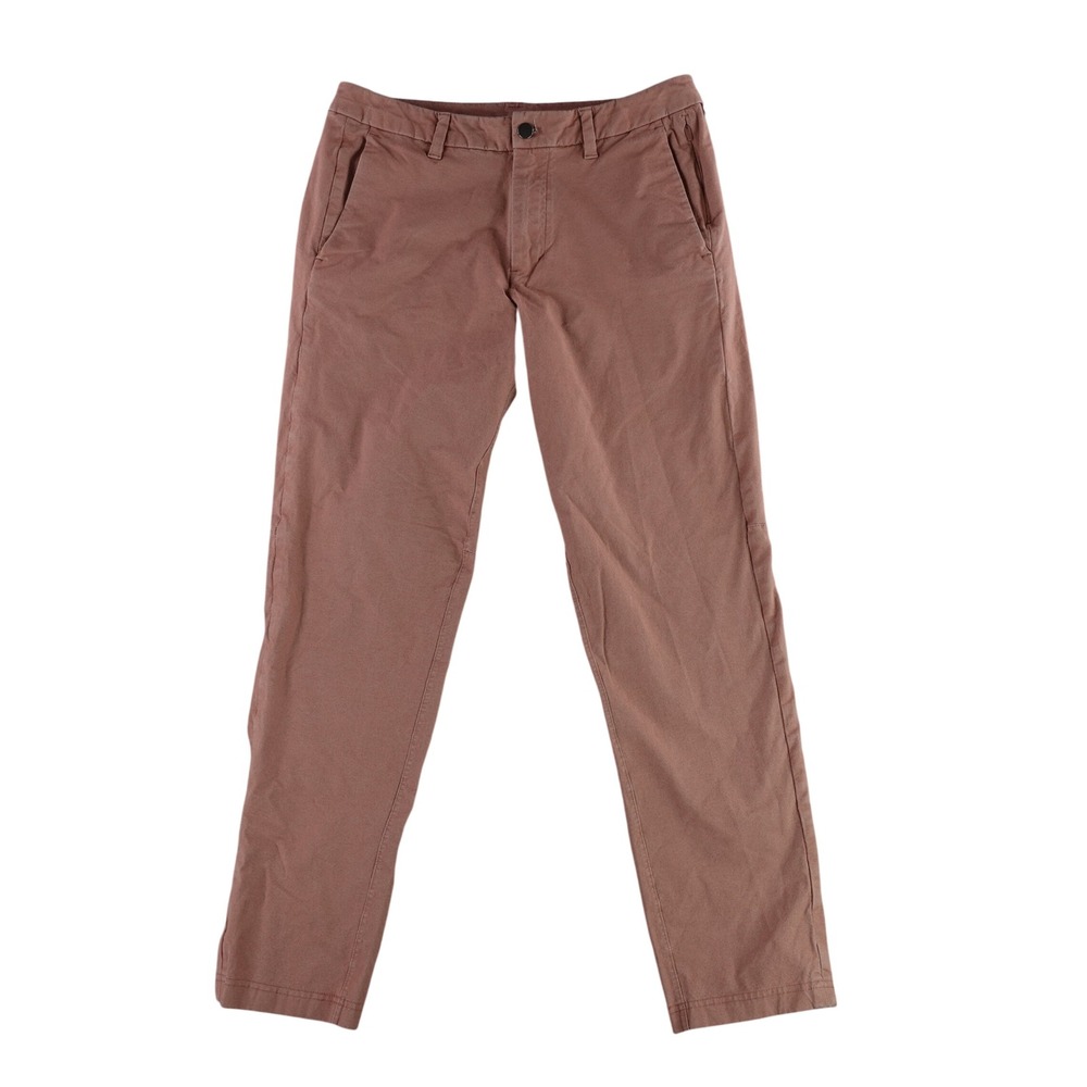Lululemon‎ ABC Pant Slim Mens 32 Dusty Rose Mauve LM5ACNS Cotton Blend Stretch
